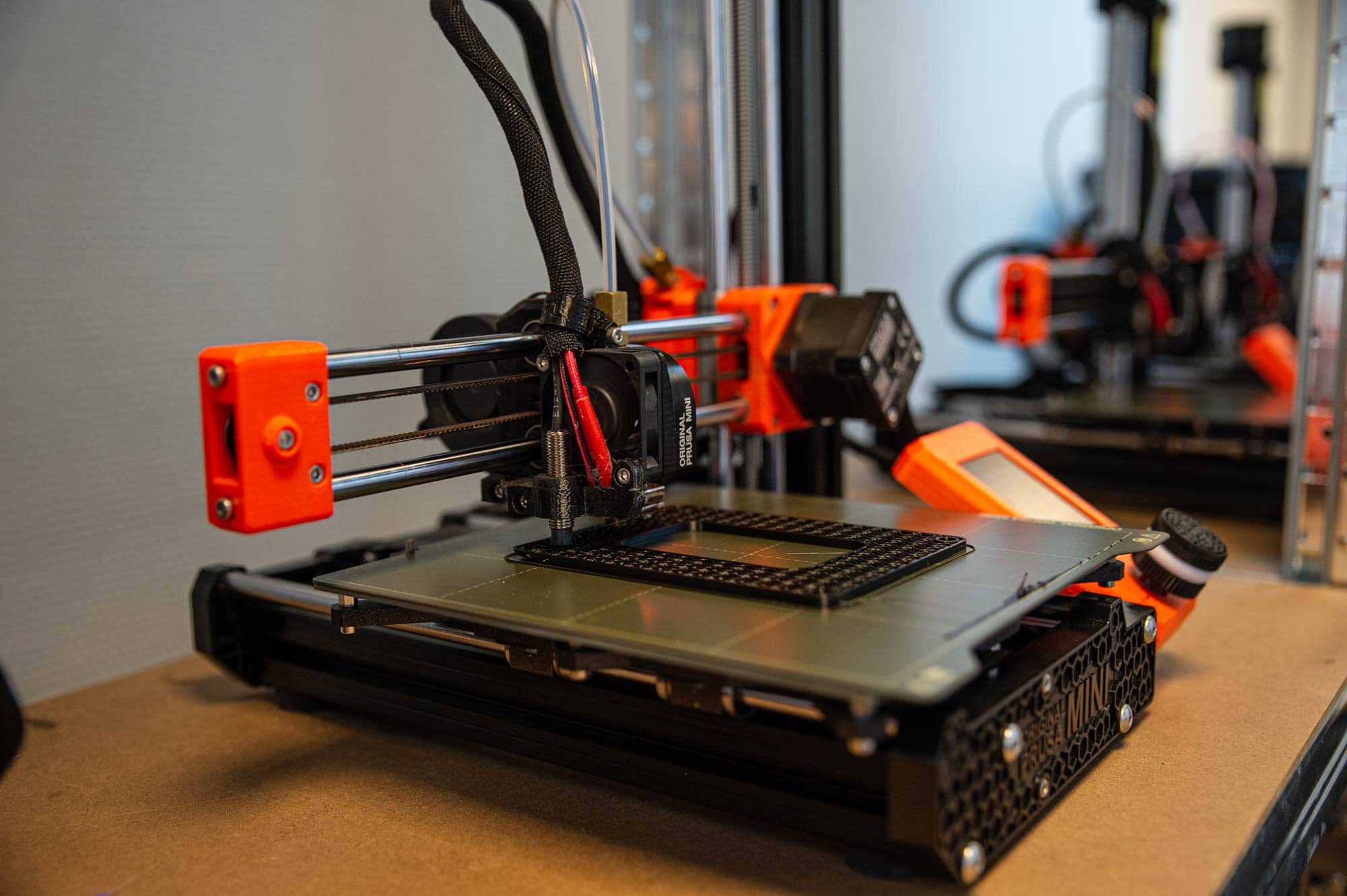 3D-printer i brug på Digital på Husby Efterskole